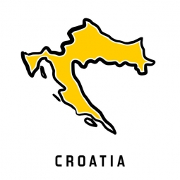  Magnetic map of Croatia, illustrated