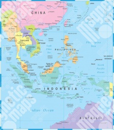  Magnetic map, colored