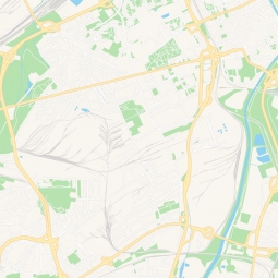  Magnetic map, illustrated, colored