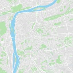  Magnetic map of Prague, illustrated, colored